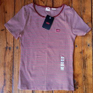 Levi's Women's Striped Shirt NWT Small #soft #cute